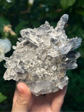 Arkansas Grey Lithium Quartz Cluster 🫧🩶🫧 ALQ2